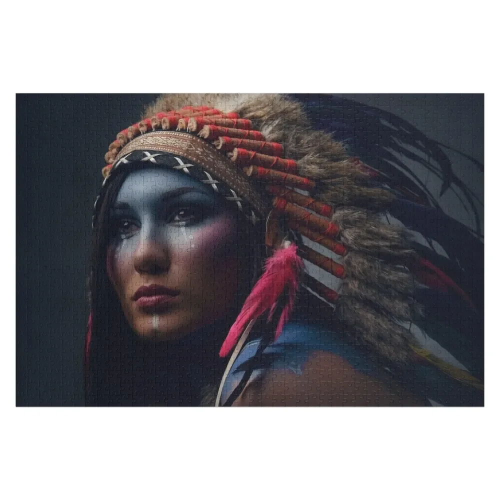 

Native Woman Jigsaw Puzzle Picture Personalized Puzzle