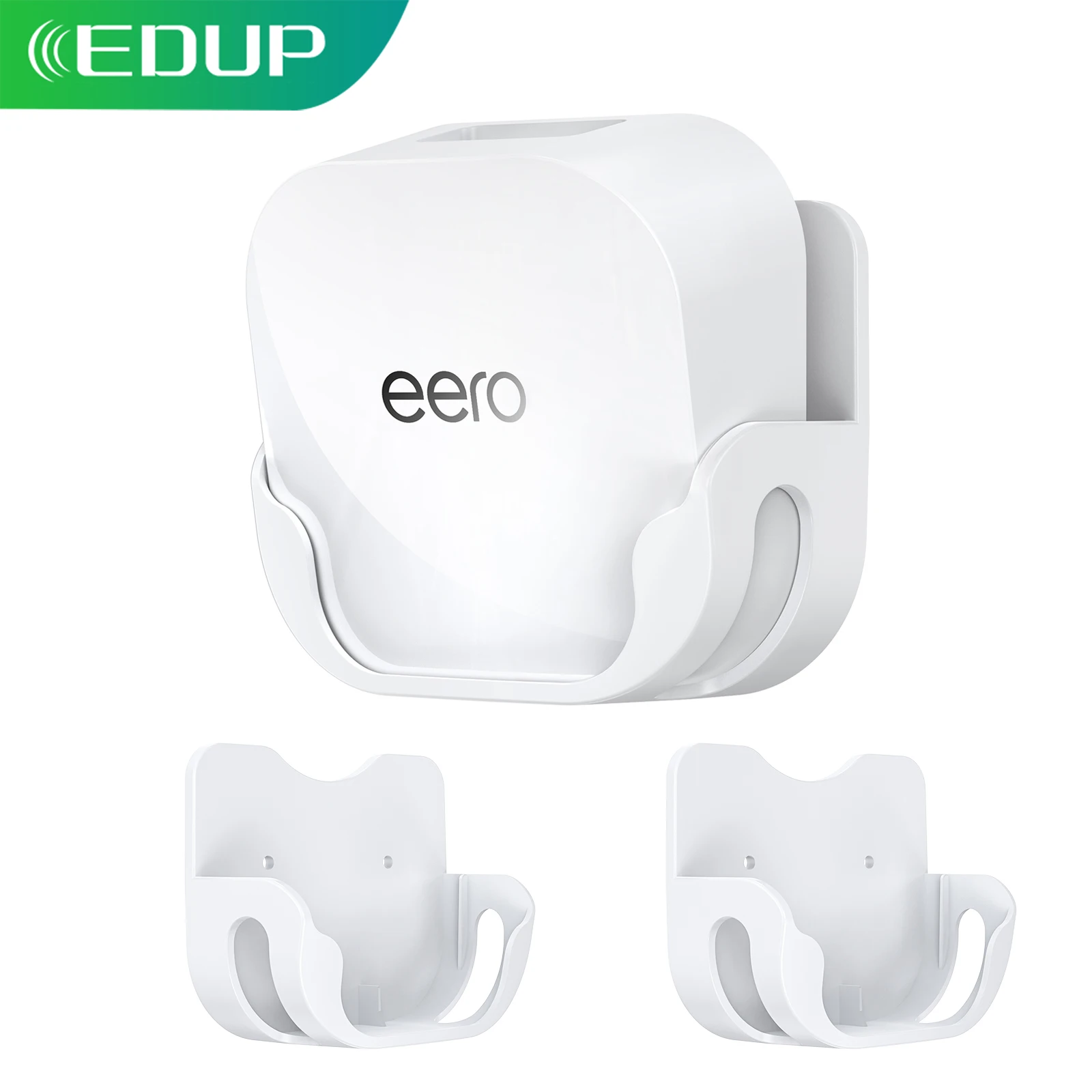 EDUP HY-WT1218 3Pcs Wall Mount Kit Bracket For Eero7 Wi-Fi7 Systems Custom Fit Precision Stable Secure Hold Easy Setup