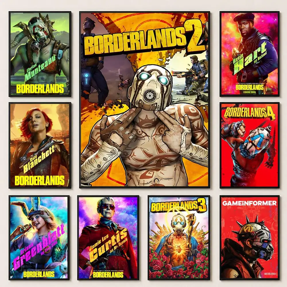 game Borderlands Poster HD Poster Warm Home Decoration Suitable for Bedroom and Living Room Gifts Giving