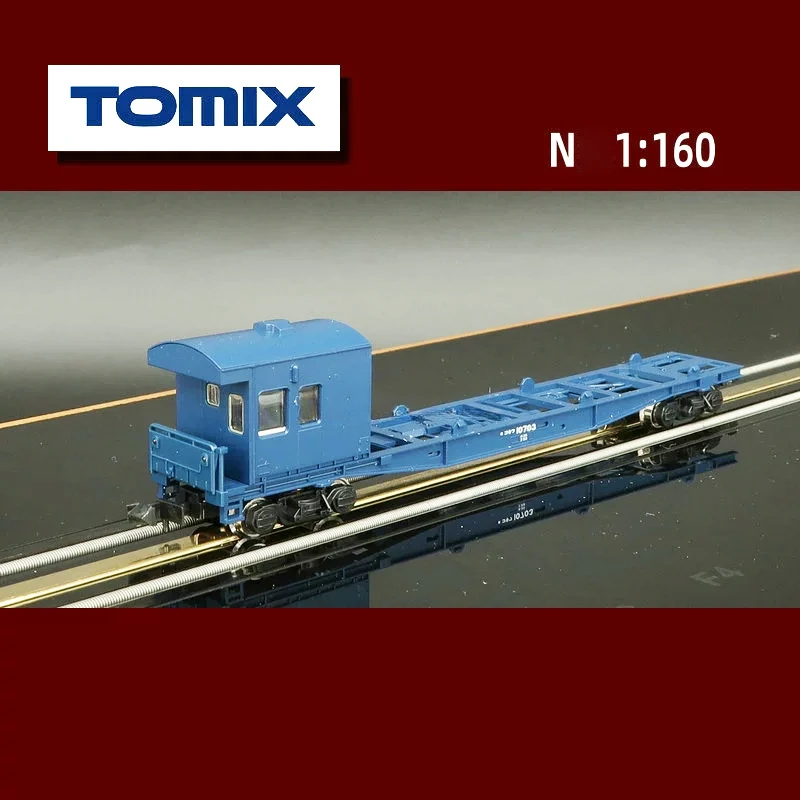 TOMIX Train Model N Type 1/160 2758 National Railway KOKIFU10000 Flatbed Car Blue Painting Train Toy