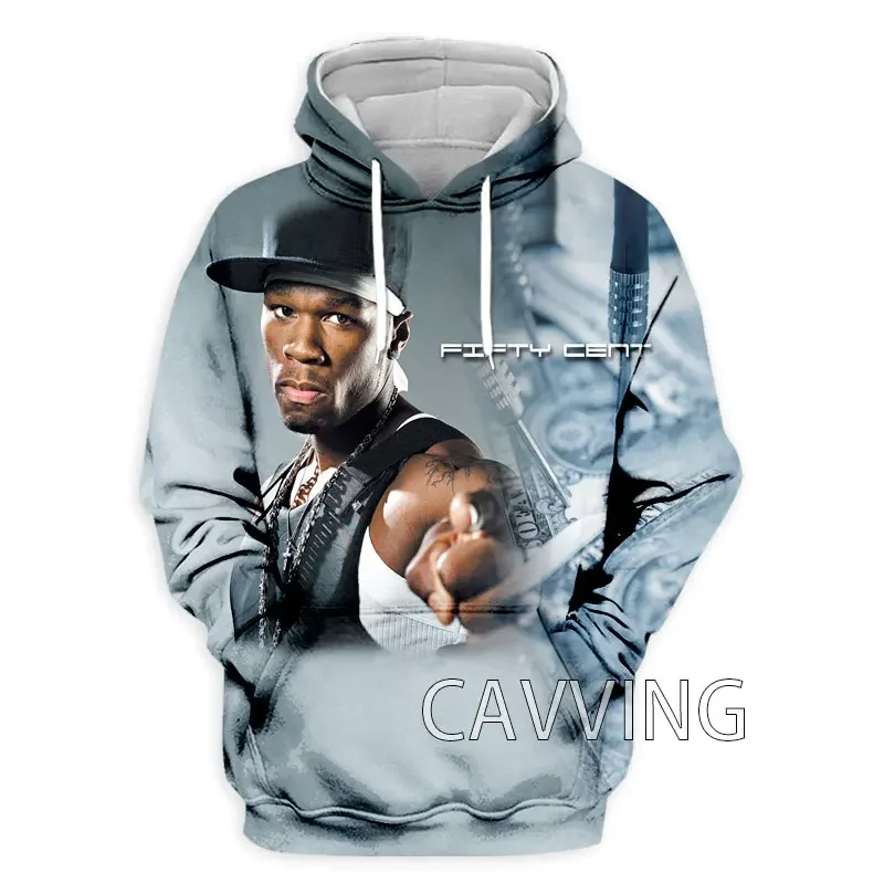 Rapper 50 Cent 3D Printed Fashion Hoodies Sweatshirts Harajuku Hoodie Sweatshirts Tops Clothing for Women/men