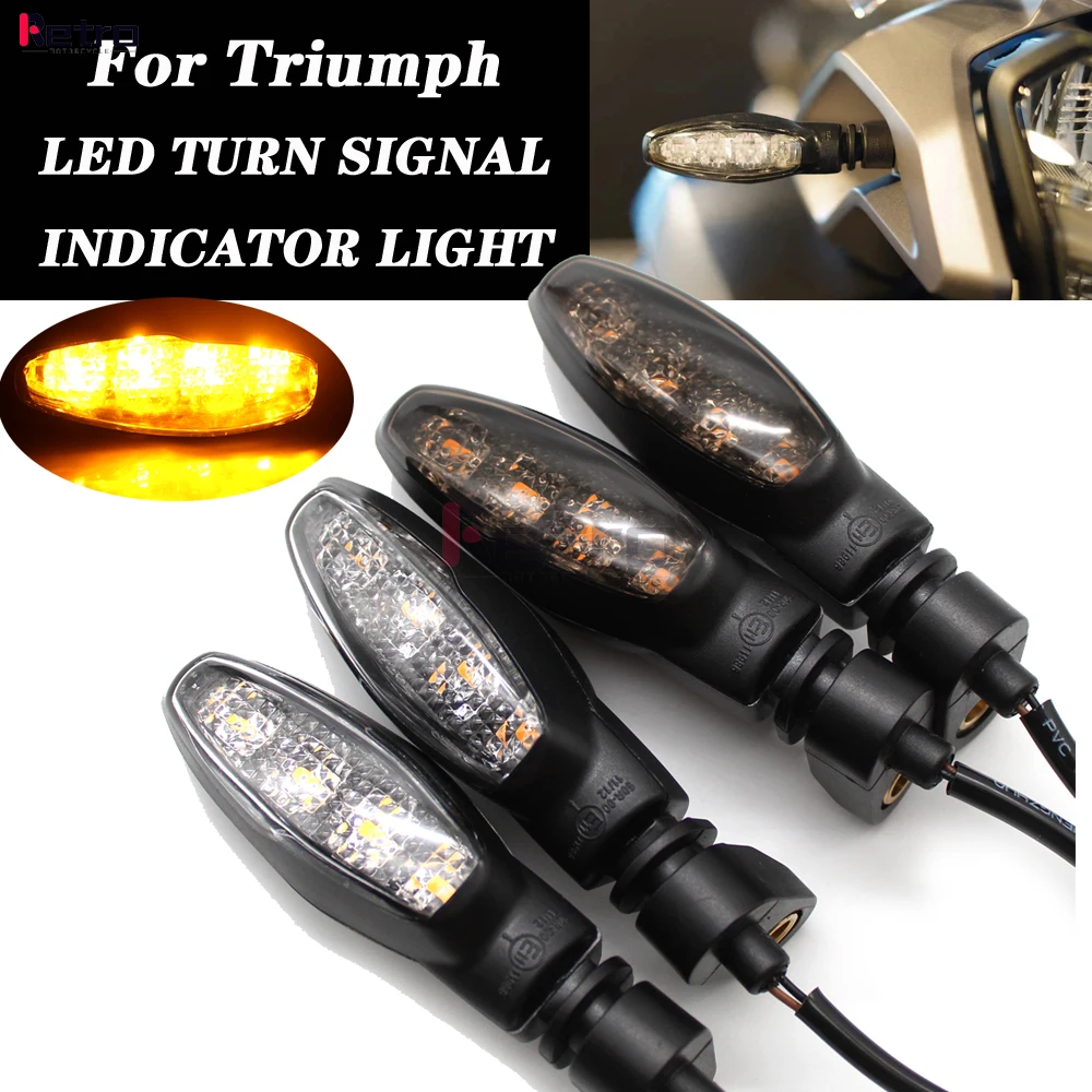 

Светодиодный указатель поворота для Trident 660 Daytona Street Triple 675 765 Speed Triple 1050 Speed Twin 1200 Мотоциклетная мигалка