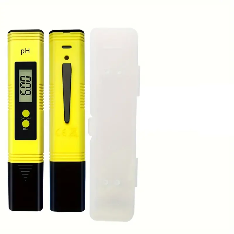 Cloud Prime Portable pH Meter for Drinking Water with 0.01 Precision 0 to 14 pH Range Battery Operated with Button Cell Water