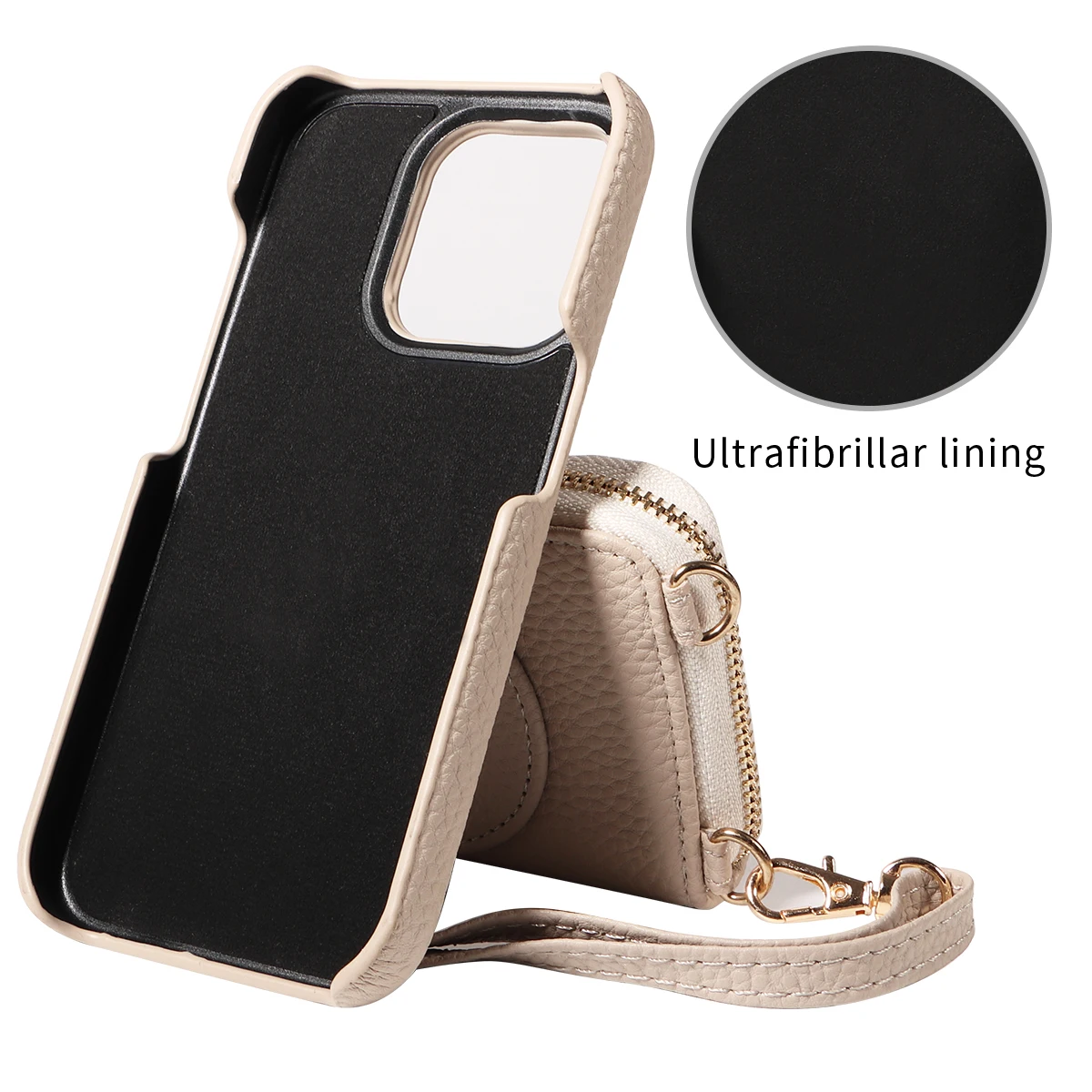 High quality Magnetic Wallet Function Phone Case for IPhone16 15 14 13 Pro Pro Max Plus Mini Phone Case Detachable with Lashing