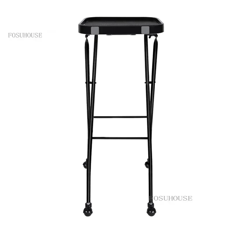 Rolling Salon Trolley Cart Beauty Hairdressing Tool Storage Cart Portable Foldable Professional Beauty Station with Wheels