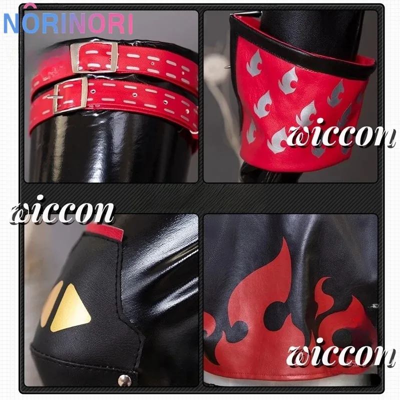 Burnice-Disfraz de Cosplay blanco, peluca de pelo Zenless Zone Zero, juego de rol, gafas de fiesta de Halloween, disfraz de cómic Con para mujer, conjunto de combate