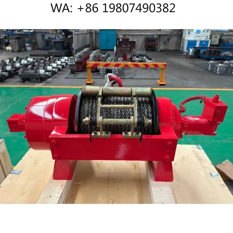 Multi-Ton Hydraulic Wrecker Recovery Winch 4–50 Ton / 11000–20000Lbs, High Load Cable Unit for Flatbed Tow Truck Roadside Vehicl