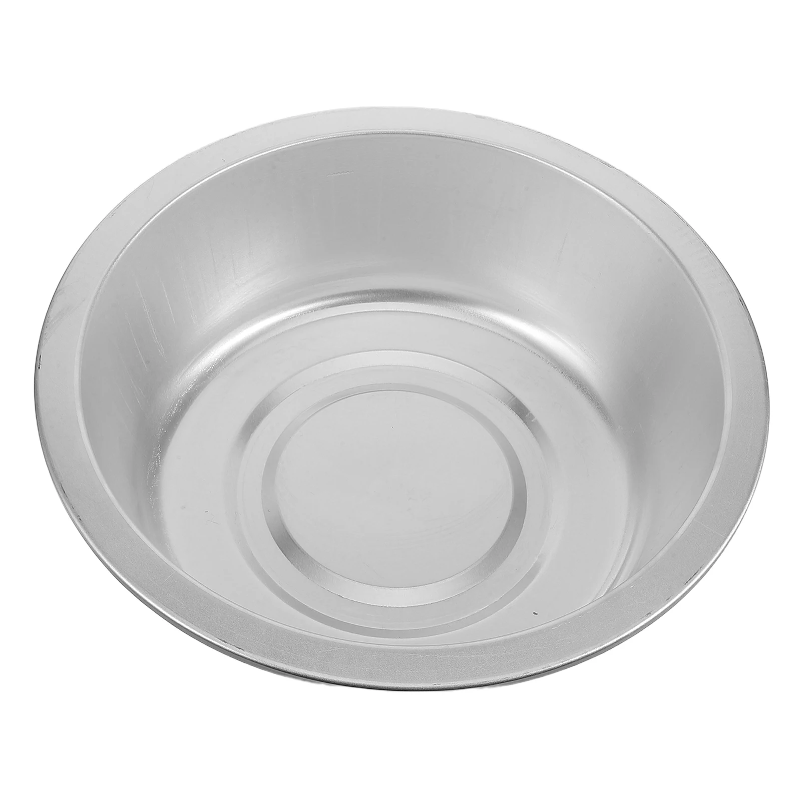 

Large Thickened Aluminum Basin For Kitchen Metal Mixing Bowl Vegetable Laundry Face Washing Round Container Dish