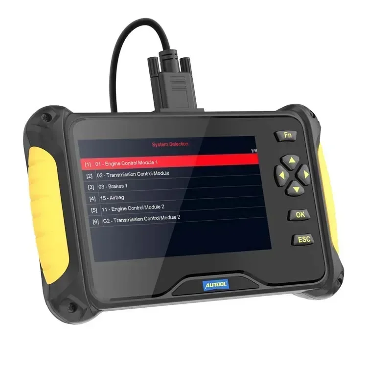 AUTOOL CS603 Escáner OBD2 automotriz Escáner de diagnóstico ABS SRS Escáner de diagnóstico de cuatro sistemas Transmisión de motor de diagnóstico