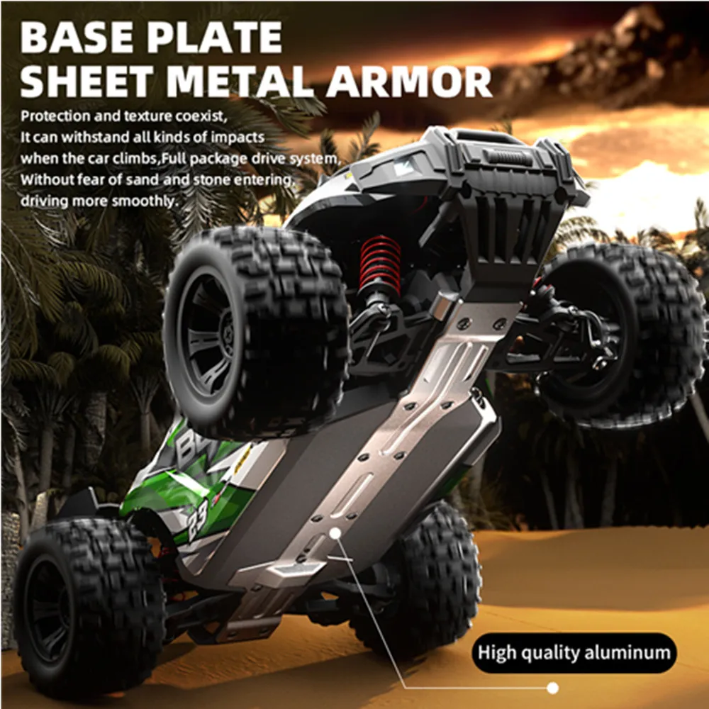 Remote Control Car 1:16 Scale 35Km/h 4WD Electric RC Drift Off-Road Truck All Terrain Cars Rechargeable Batteries