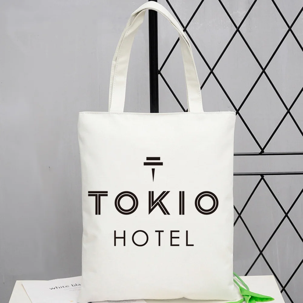Tokio Hotel tote bag shoulder  einkaufstasche bolsas de tela y2k torba na zakupy femme