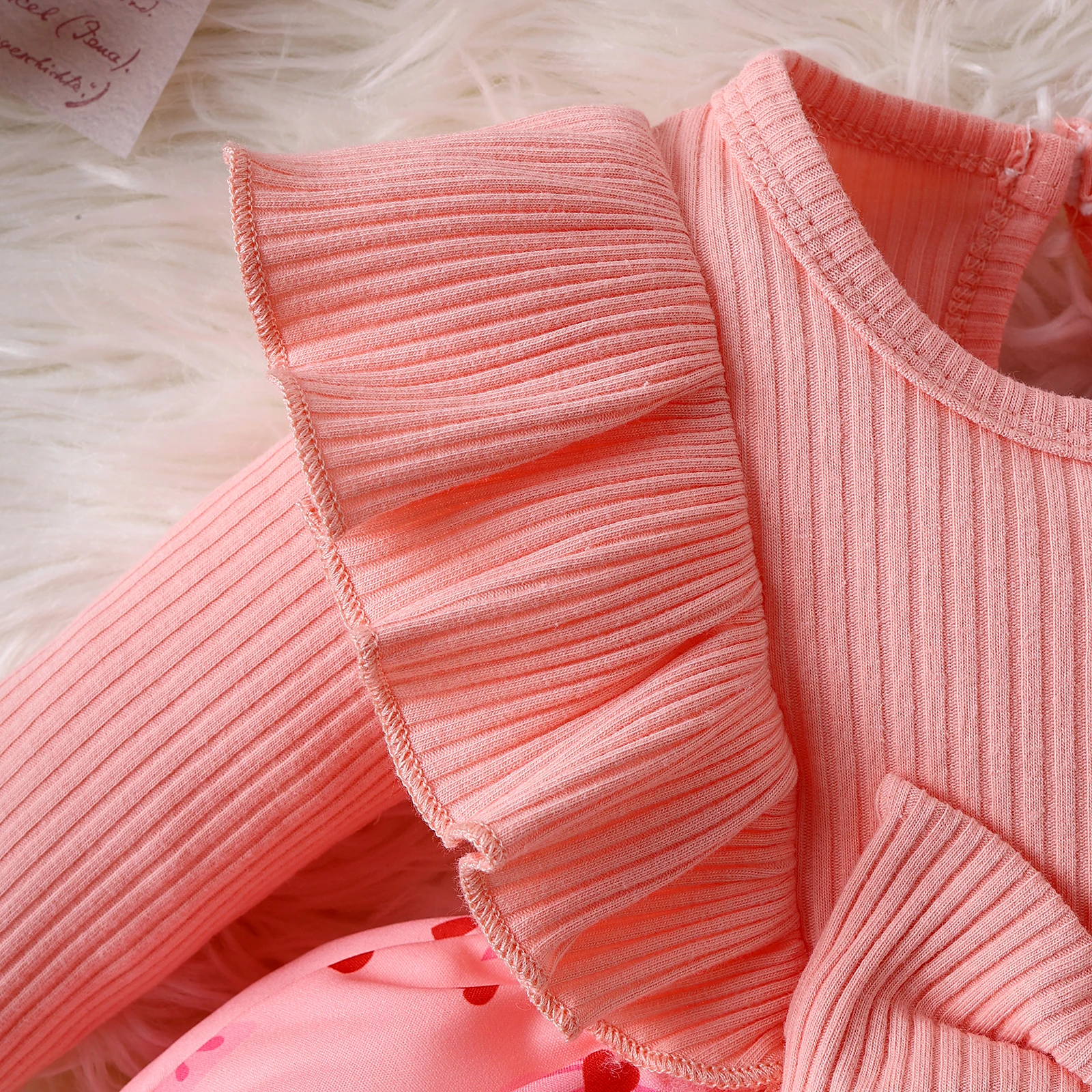 Spring And Autumn New Style Baby Girl, Baby Girl, Sweet And Cute Bow Pattern, Long-Sleeved One-Piece Skirt And Headband