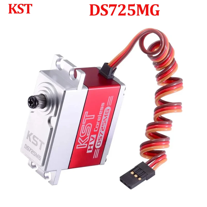 

Original KST DS725MG Standard HV Metal Case Metal Gear Digital Servo Motor for 550 RC Helicopter Airplane