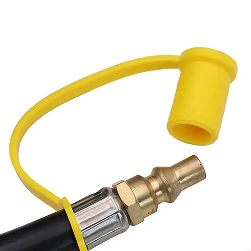 Sturdy Plastic 5ft Propane Extension Hose POL Inverted Male Flares Accessory for Trailer and Outdoor Cooking Supplies