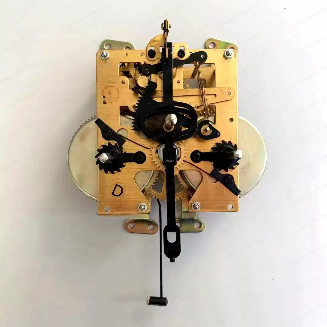 Pure Copper Movement Base Wall Clock, Old-fashioned Timekeeping Maintenance, Rocking Mechanical Clockwork Mechanical