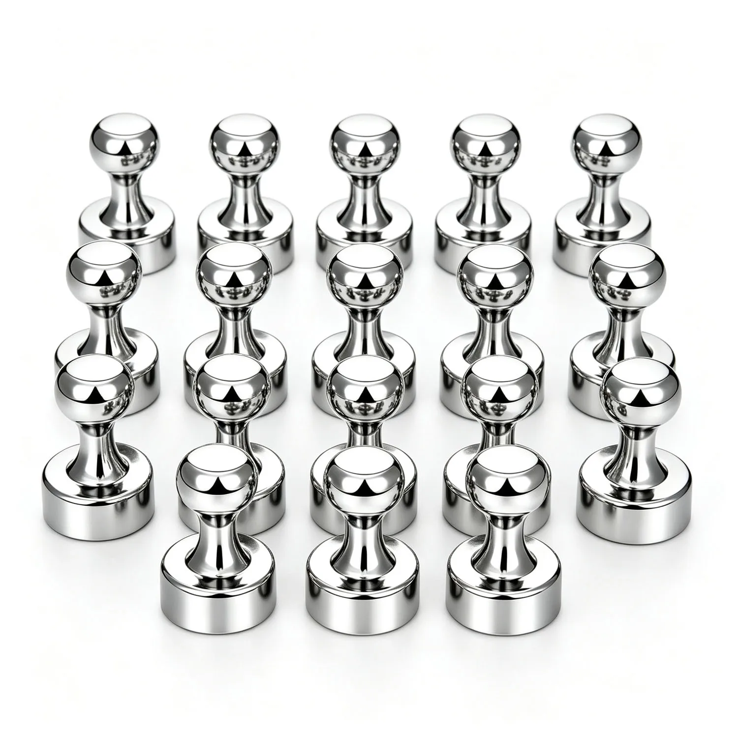 Super Strong Neodymium Magnet Magnetic Pushpins Sucker Thumbtack Steel 12/24PCs Magnet Push Pin for Refrigerator Whiteboard