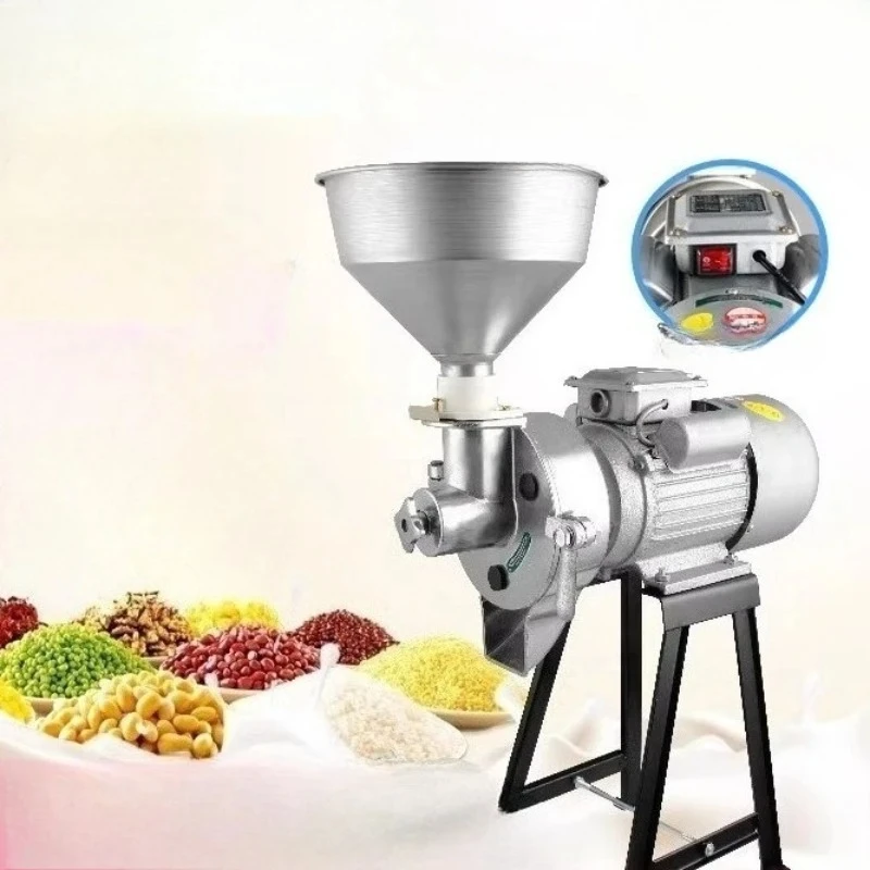 Dry Wet Dual-use 220V Rice Milk Machine      Soybean Milk  Tofu Machine  Automatic Stone Milling Machine
