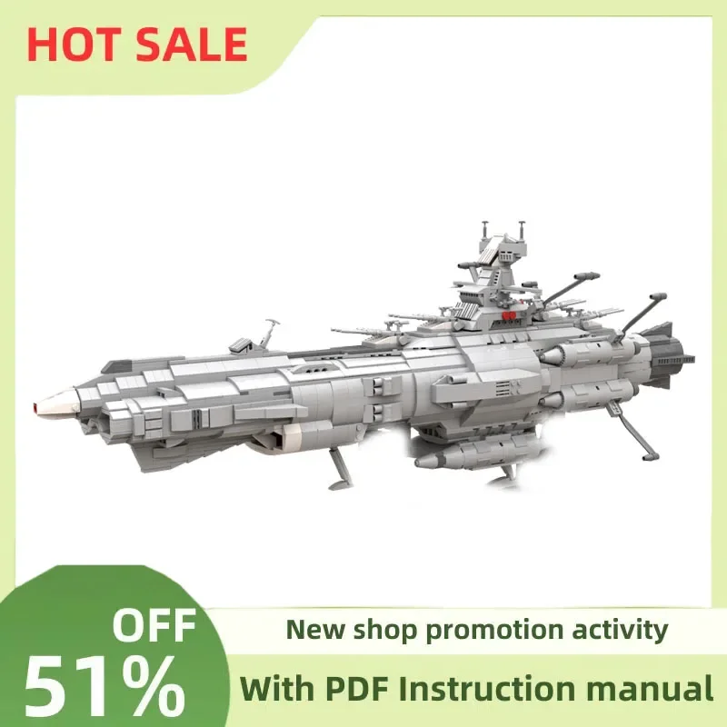 

New 2389Pcs Popular Space Technology Series Moc Space Battleship Model Building Blocks Diy Creative Ideas Kid Toys Birthday Gift
