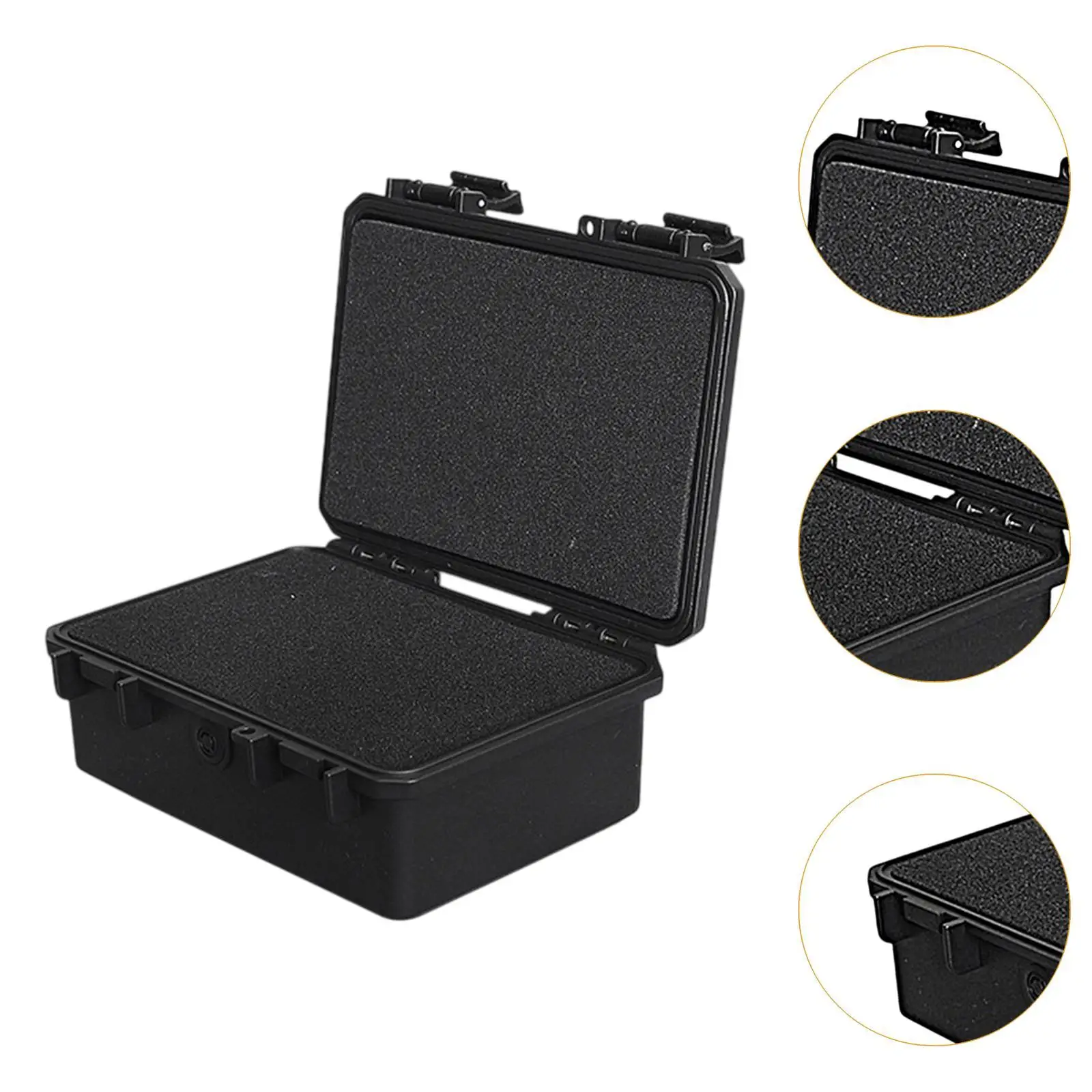 Waterproof Hard Case Organizer Storage Case Shockproof Protection Large Storage Box Protective for Household Workplace Garage