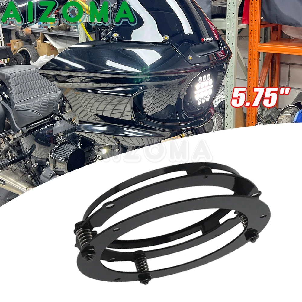 

Регулируемый монтажный кронштейн для кольца фар мотоцикла 5,75 "5 3/4" держатель фары для Harley Low Rider ST FXLRST FXRST 2022-24