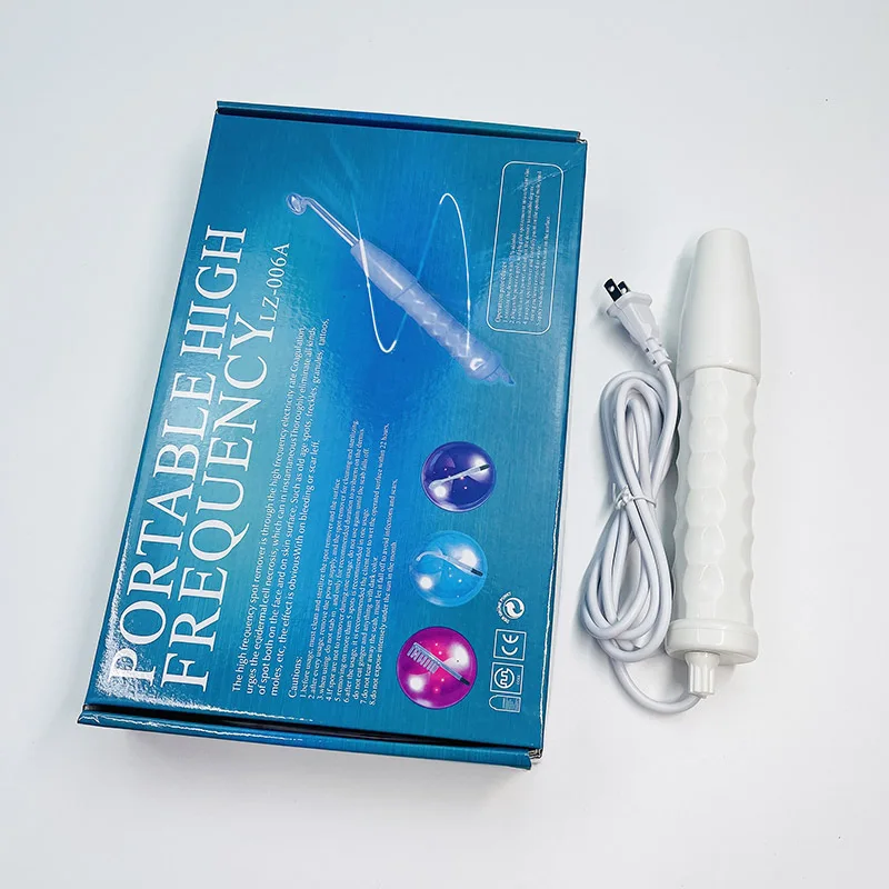 High Frequency Electrotherapy Facial Beauty Machine Neon Argon Wands