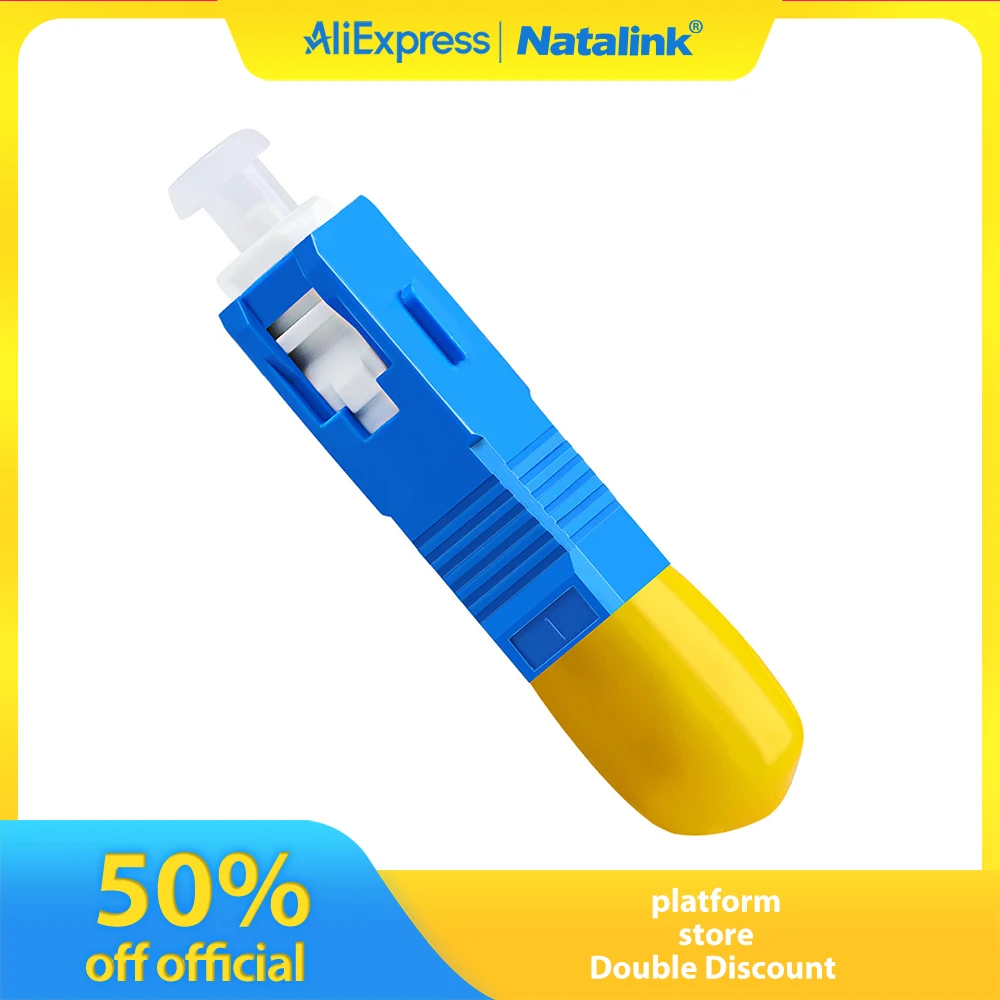 

Natalink SC Male to ST Female UPC Симплексный оптоволоконный разъем для FTTH Red Light Pen OTDR Оптический измеритель мощности Соединитель