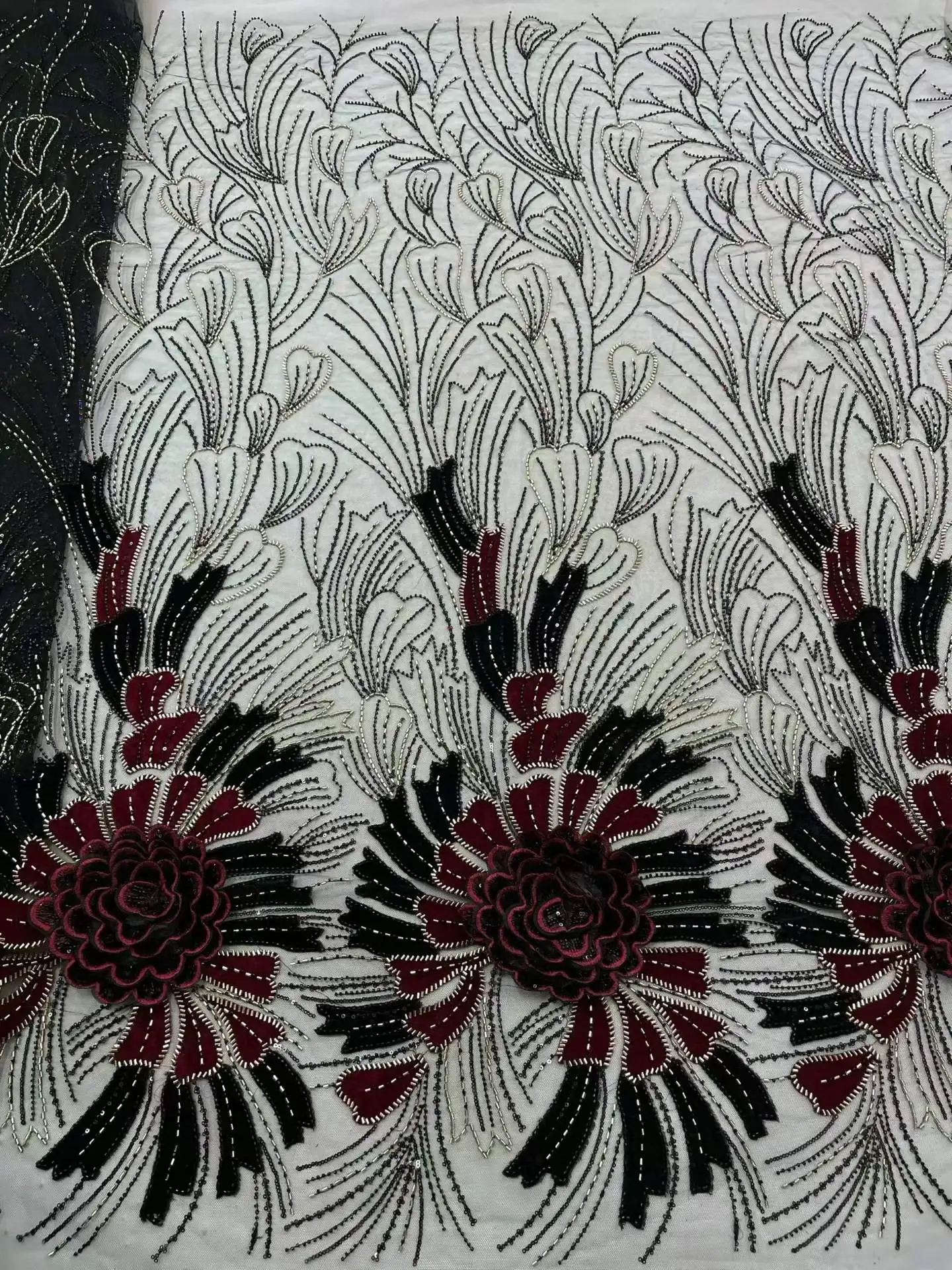 5Y Nigerian Classic Sequins Ve - đánh giá và giá Sewing Velvet Fabric
