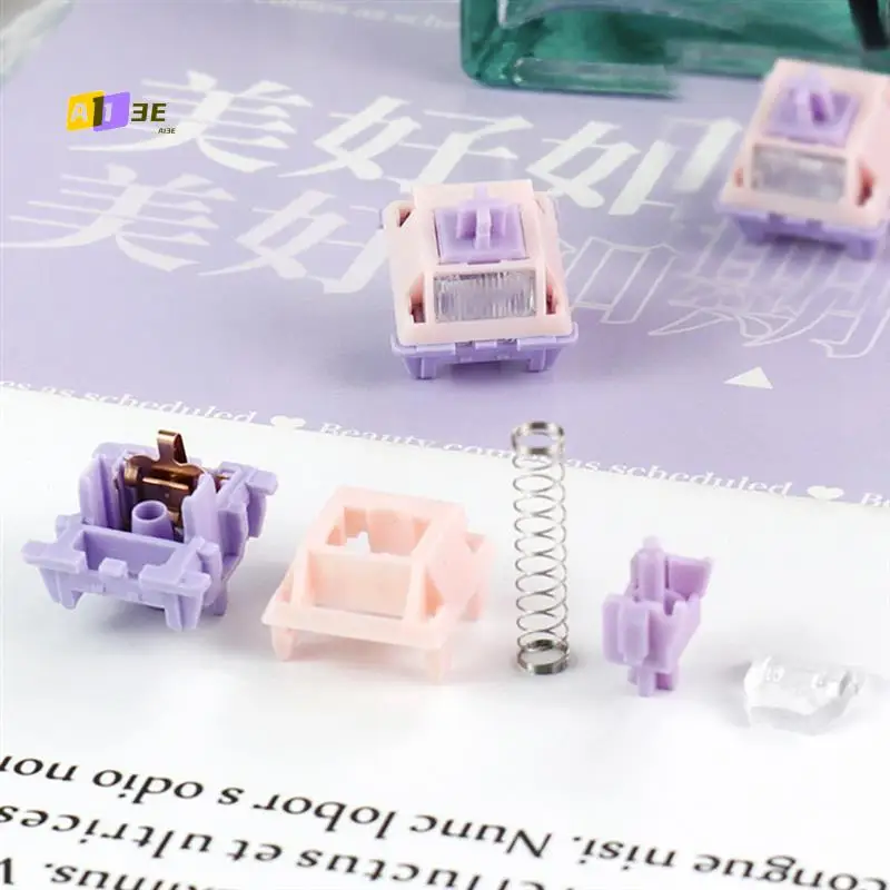 

A13E-70PCS MMD Princess V4 Переключатель 5-контактный линейный корпус переключателей с возможностью горячей замены для механической клавиатуры DIY