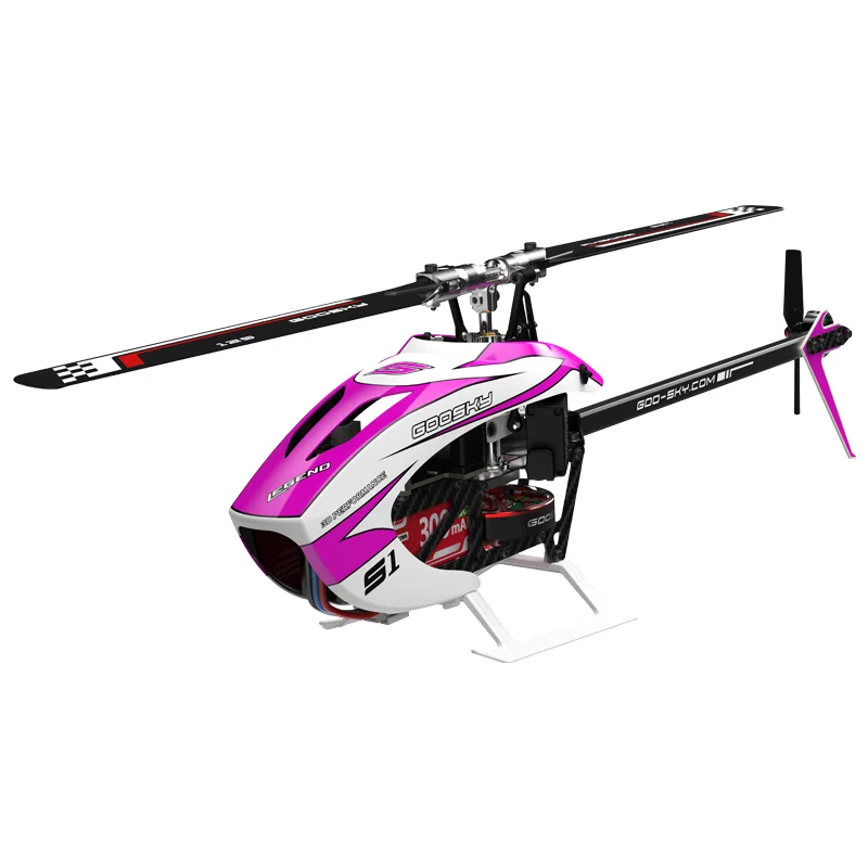 New Goosky S1 6ch 3d Stunt Double Brushless Motor Direct Drive Motor Flybarless Direct-Drive Rc Helicopter Toy Gift  Bnf/Rtf