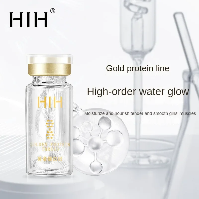 1CS Lines Hydrolyzed Collagen Face Serum Lines Golden Protein Thread Anti-Wrinkle Firming Fine Anti-Aging Whitening Skin Care
