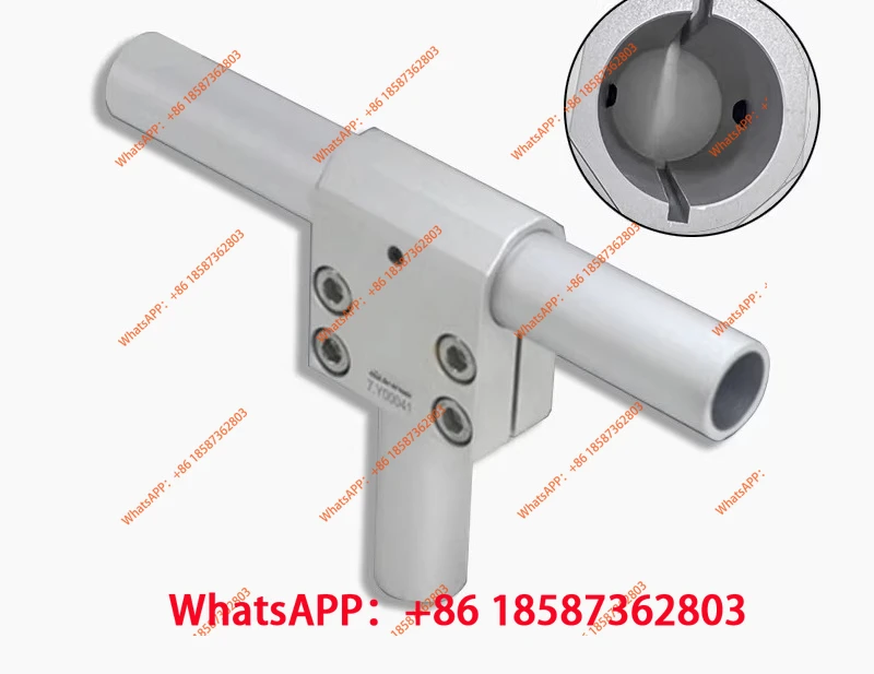 Aluminum tube hollow round tube T-type pipe clamp connection fixture Manipulator fixture accessories Daquan SMBF SMBF1