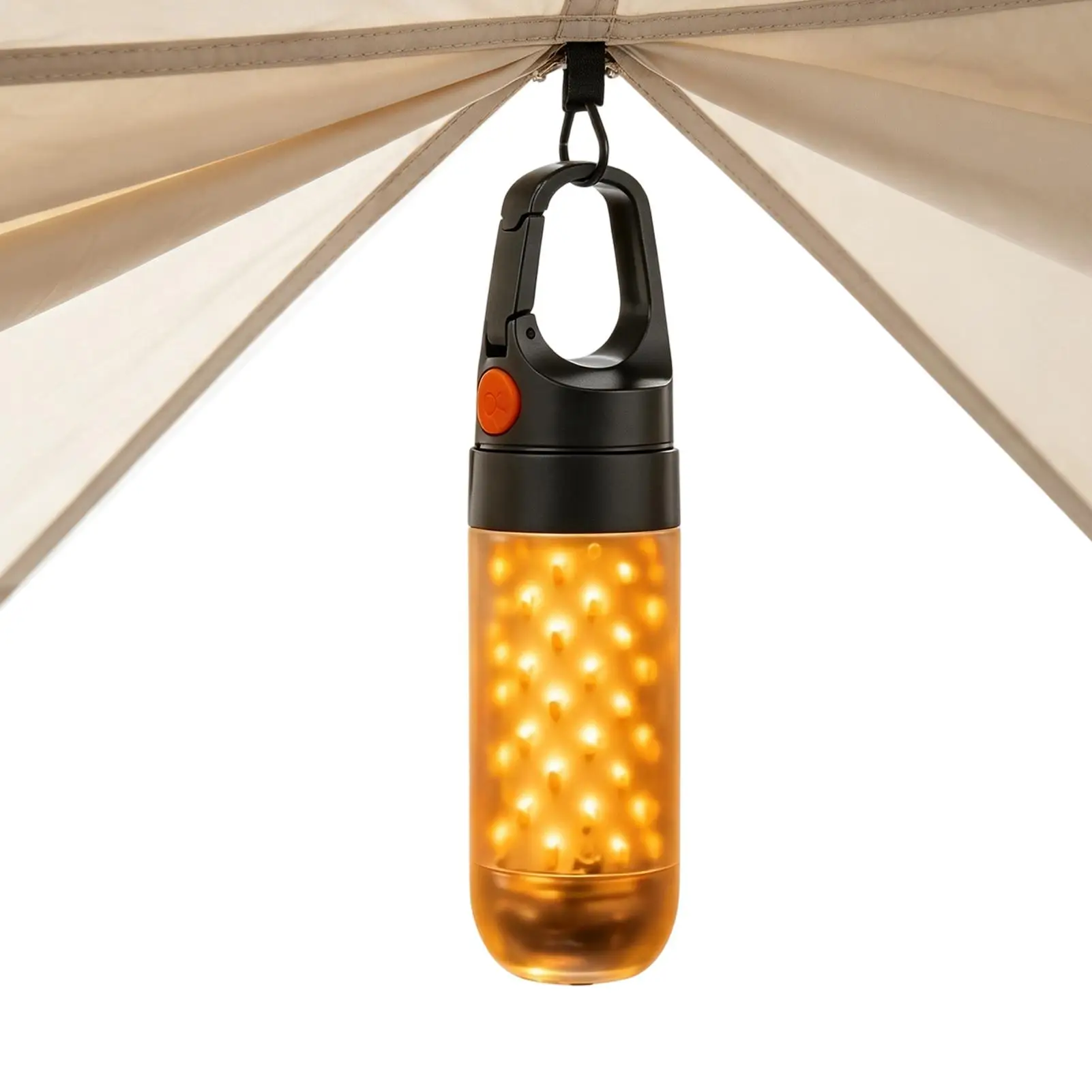 LED Camp Light 5-Mode Hangable Rechargeable LED Ambient Light Strip with Hook Tent Lamp for Hiking Barbecue Car Repair Climbing