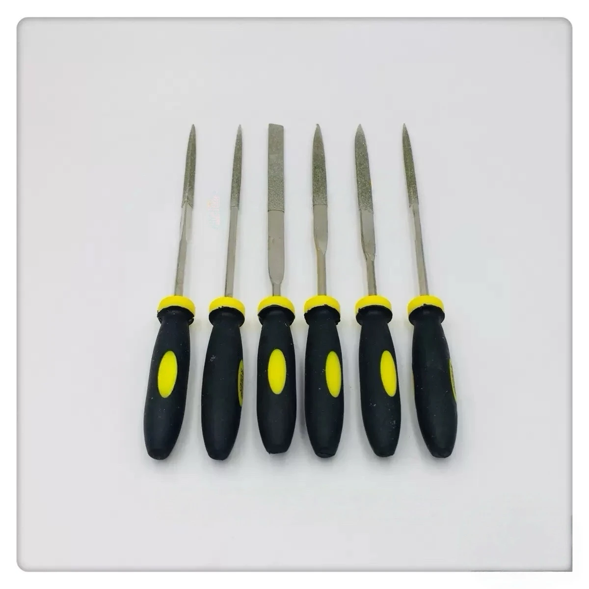 6PCS Diamond Needle Files Kit 3x150mm for Professional Watch Repair & Jewelry Precision Work