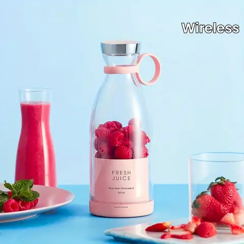 1pc 전기 Juicer 기계 미니 휴대용 블렌더 믹서 스무디 컵 신선한 주스 블렌더 두유 제조기 야채 오렌지 Juicer