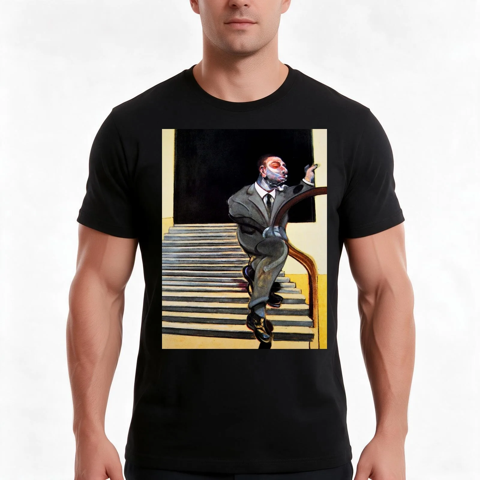 Francis Bacon artwork Francis Bacon paintings T-Shirt Summer Casual Cotton Tee Oversized Streetwear Tops Unisex Men Women
