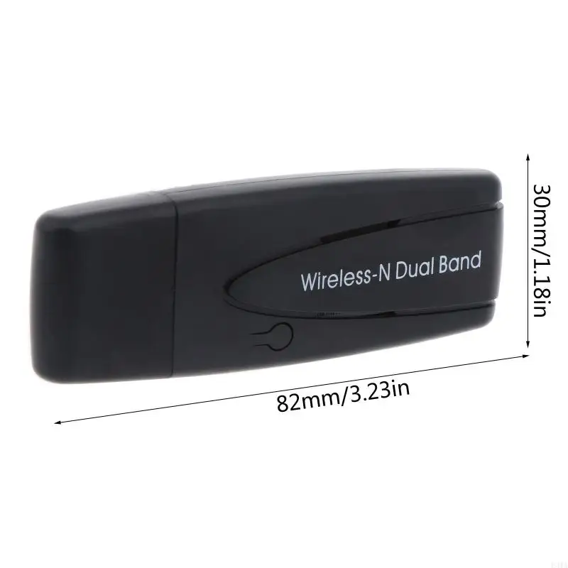 F3MA RTL8192 Двухдиапазонный USB-адаптер беспроводной сети со скоростью 600 Мбит/с для настольного ноутбука