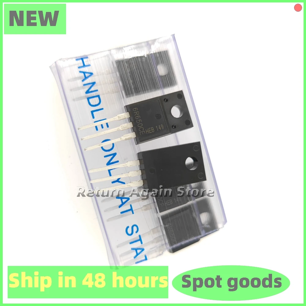 10PCS/LOT IPA60R650CE 6R650CE TO-220F MOSFET N-CH New Original