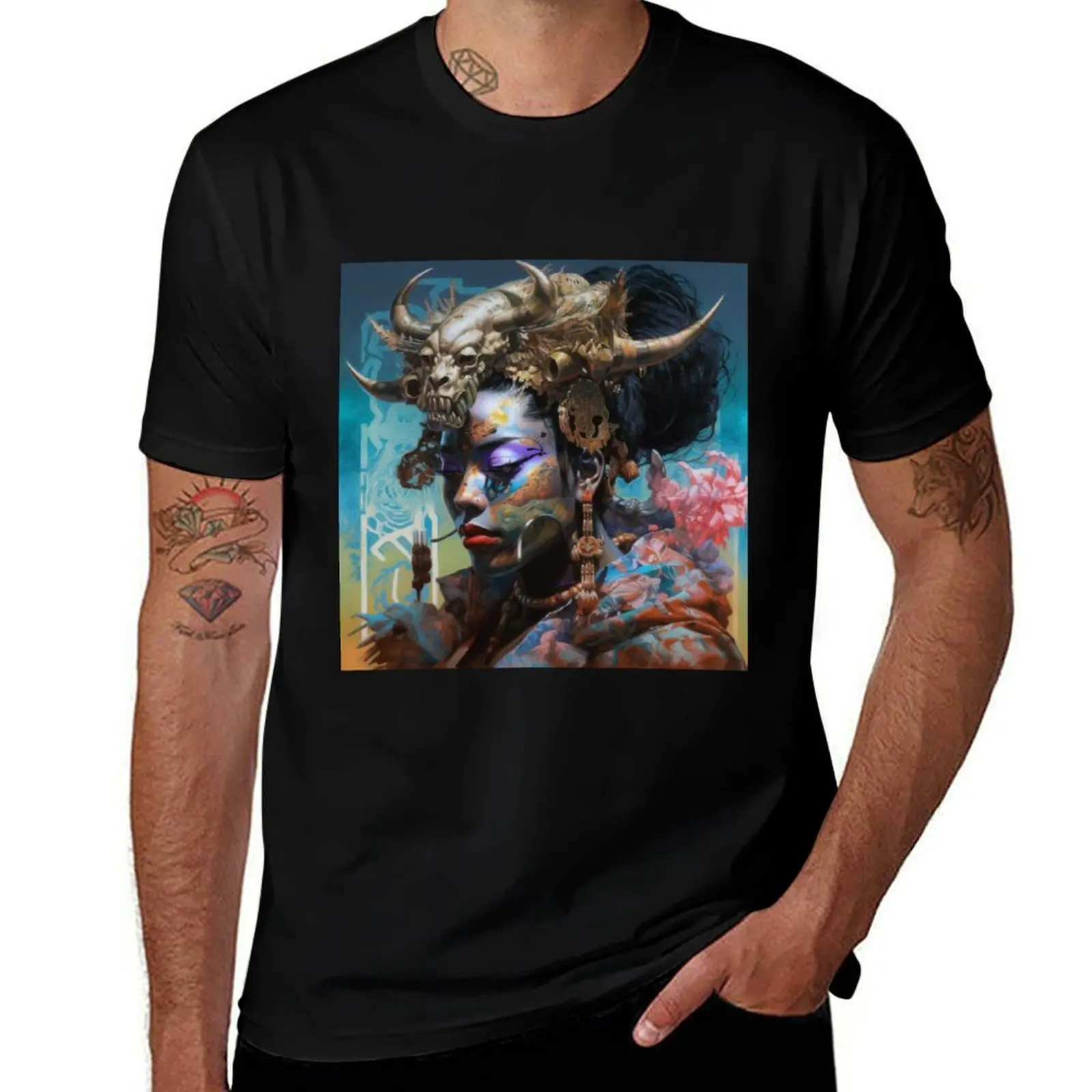 

Fierce Blasian Geisha 03 T-Shirt custom shirt fashion shirts vintage t shirts anime figures mens clothing