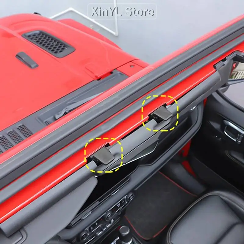 Car Metal Roof Hard Top Mounting Bracket Shelf Screws For Jeep Wrangler JL for JT Gladiator 2018 Up Car Accessories