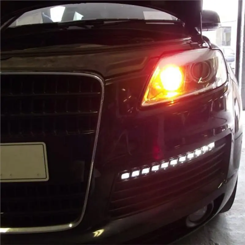 Front Bumper Turn Signal Marker Light Assembly For Q7 2007-2009 LED Daytime Running Light Part Numbers 4L0953041 4L0953042-