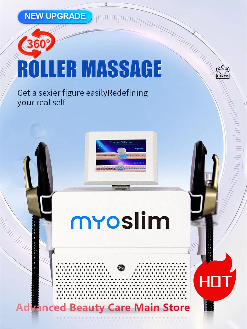

RF Myoslim Body Care Sculpting Machine 6500W Electromagnetic Slimming Weight Loss Fat Sculpt Removal Muscle Stimulation Salon