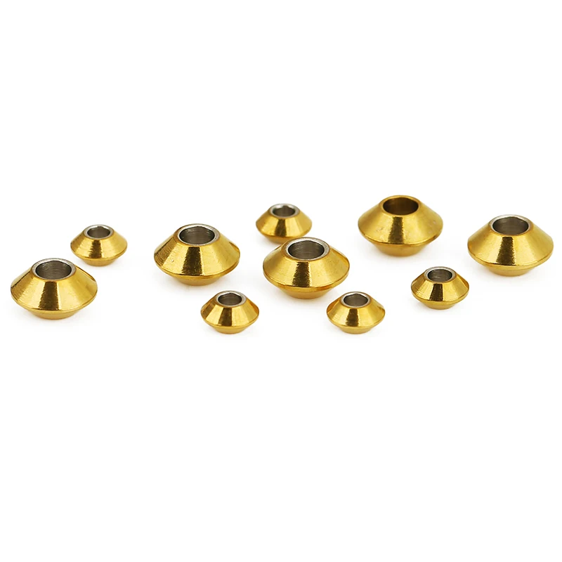 50 قطعة الفولاذ المقاوم للصدأ خزر عازل 4 مللي متر 6 مللي متر PVD لا تتلاشى أبدًا فضفاض كبير الحفرة الكبيرة خرز قلادة مجموعة لصنع المجوهرات سوار