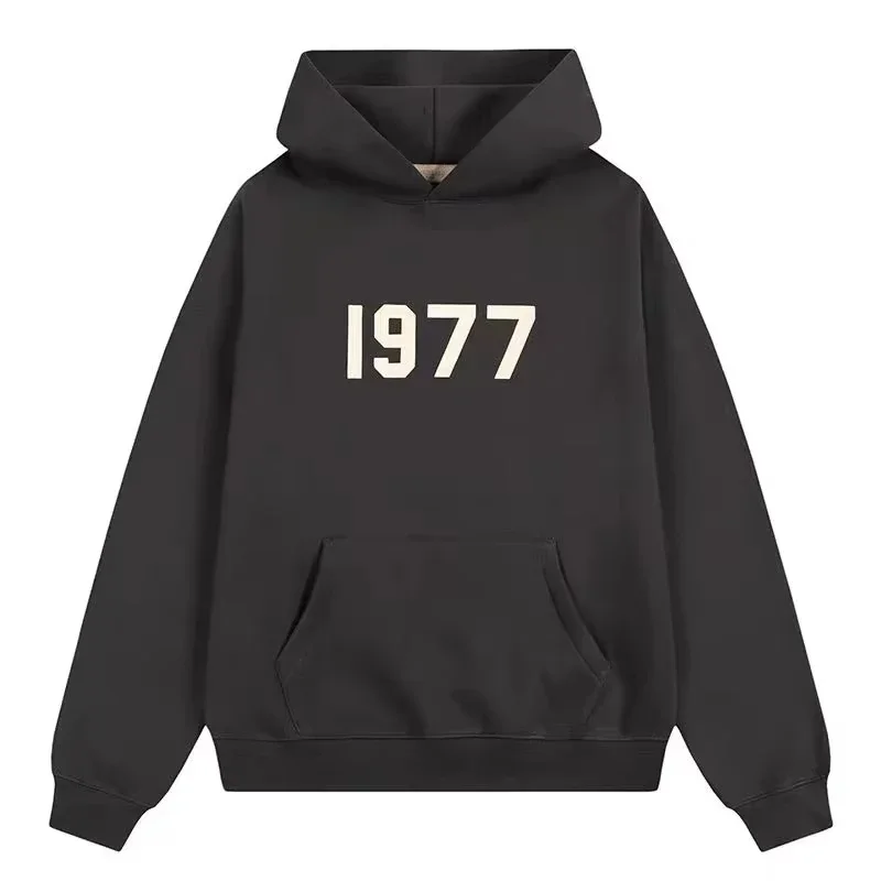 2025 Letter Printed Hooded Fashion Trend Winter Sweatshirt Women Casual Highstreet Hoodie Luxury Brand Pullover Outwear Men