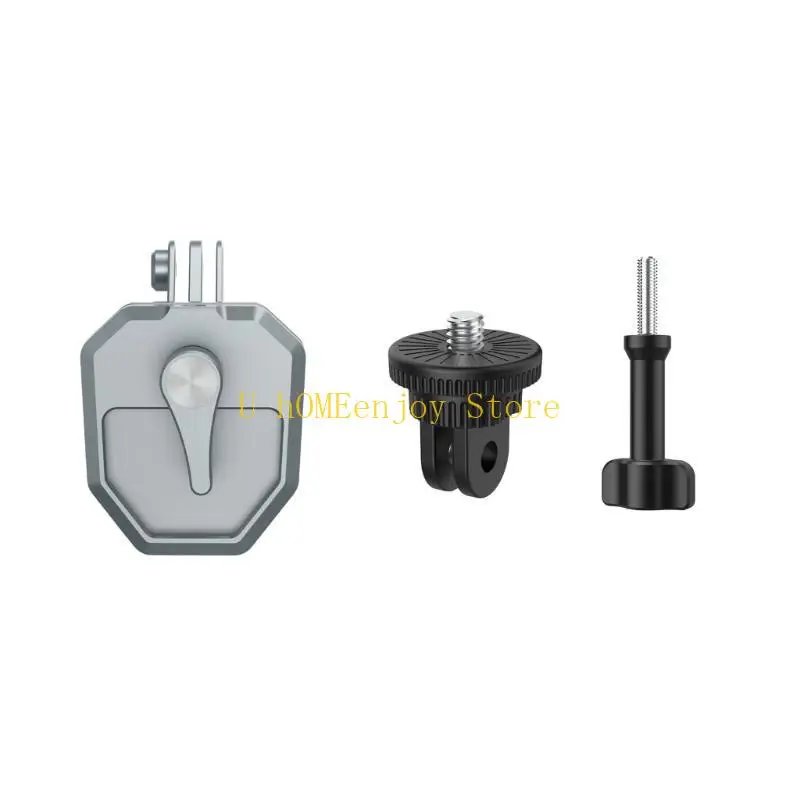 Silicone and Aluminum Motorcycle Windshield Clip Camera Clamp for Motorbikes Ensuring Stable Even on Bumpy Roads
