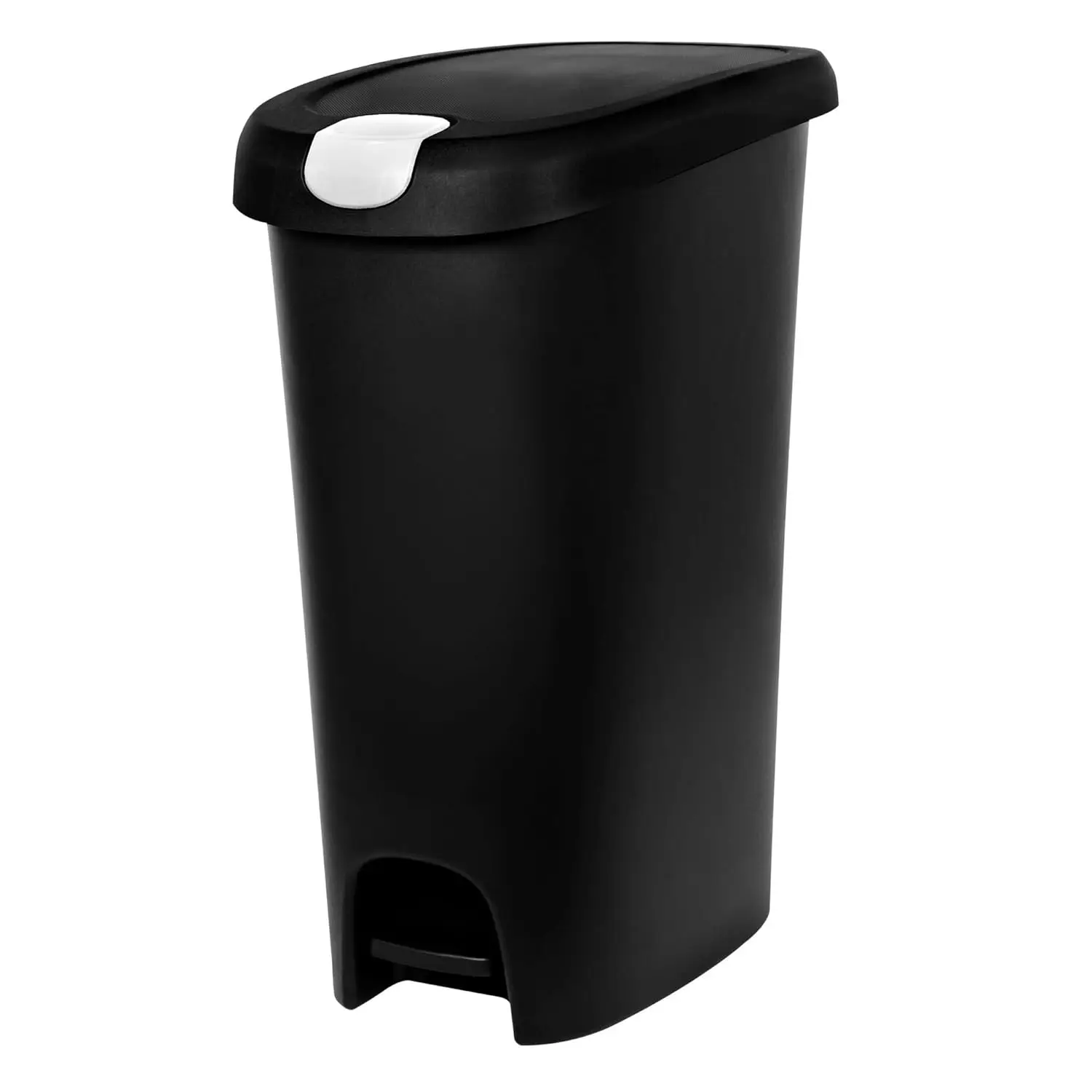 

12 Gallon Kitchen Garbage Bin with Close Lid Plastic Slim Lockable Kitchen Trash Can, Customized