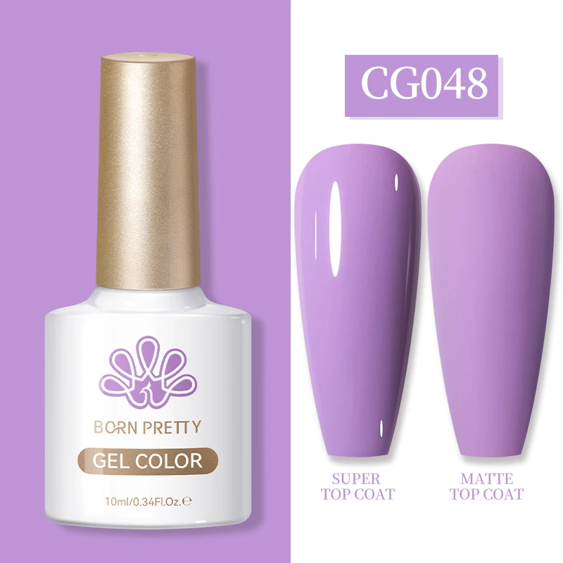 BORN PRETTY 10ML Nagel-Gel-Lack Abziehbarer UV-LED Semi-Permanenter Nagellack für Salon und Zuhause Französische Nägel Maniküre Gel-Nägel