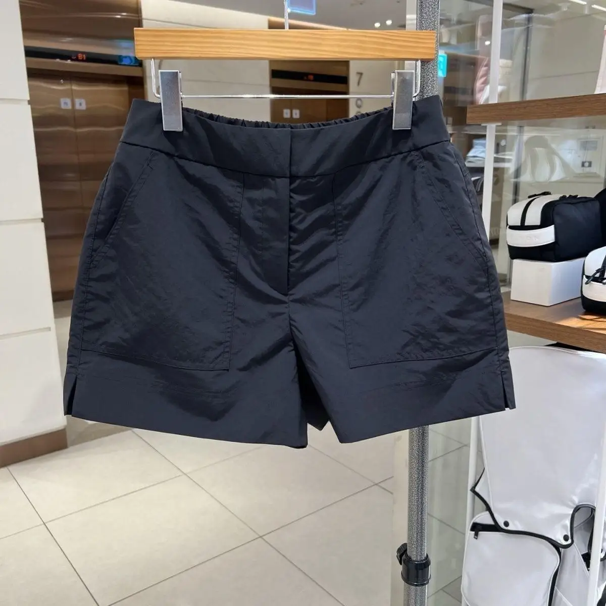 Summer Ladies Breathable Quick Dry Golf Shorts Simple Elegant Versatile Outdoor Casual Sports Short Trousers