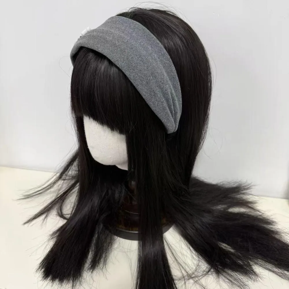لطيف ميفي أرنب عقال رمادي واسعة حافة الكرتون الحلو إكسسوارات الشعر اعتصامات نمط عالية المظهر رائعة موضة الاتجاه
