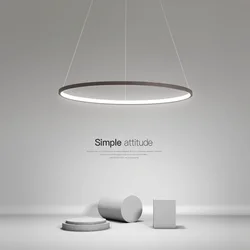 Nordic Minimalista LED Pendant Light, Lustre simples, Decoração de casa, Luminária suspensa, Sala de estar, Sala de jantar, Cozinha