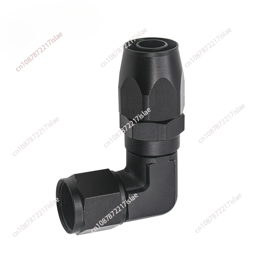 Auto parts AN10 rotating oil-cooled aluminum alloy 90 degree right angle forged YouTube connector